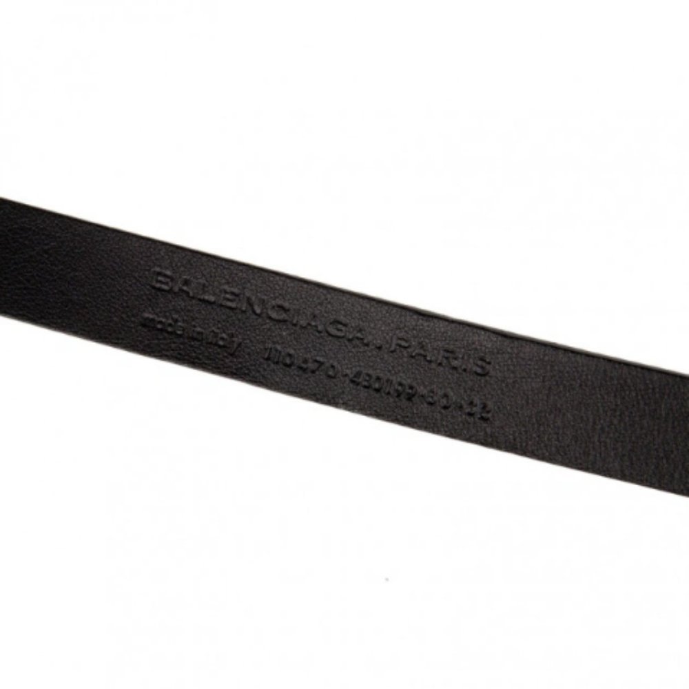 BALENCIAGA SLATE GRAY CLASSIC BELT | WOMENS - Picture 4 of 5